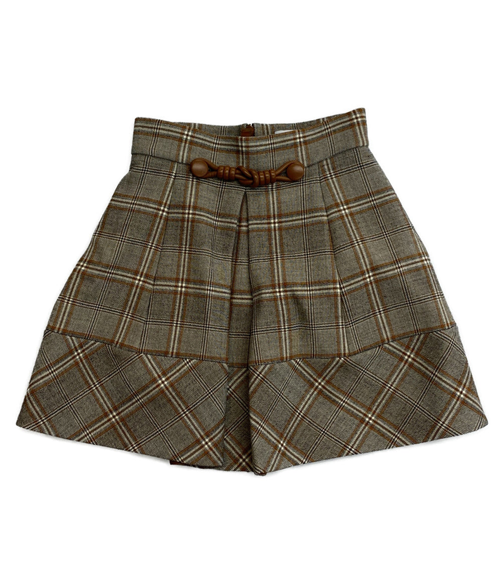 美品 DICE KAYEK ディーチェカヤック チェックスカート W-35025-36 レディース SIZE 34