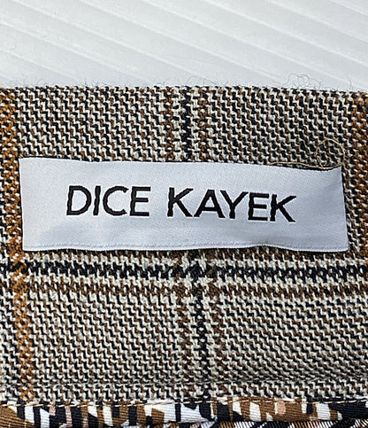 美品 DICE KAYEK ディーチェカヤック チェックスカート W-35025-36 レディース SIZE 34