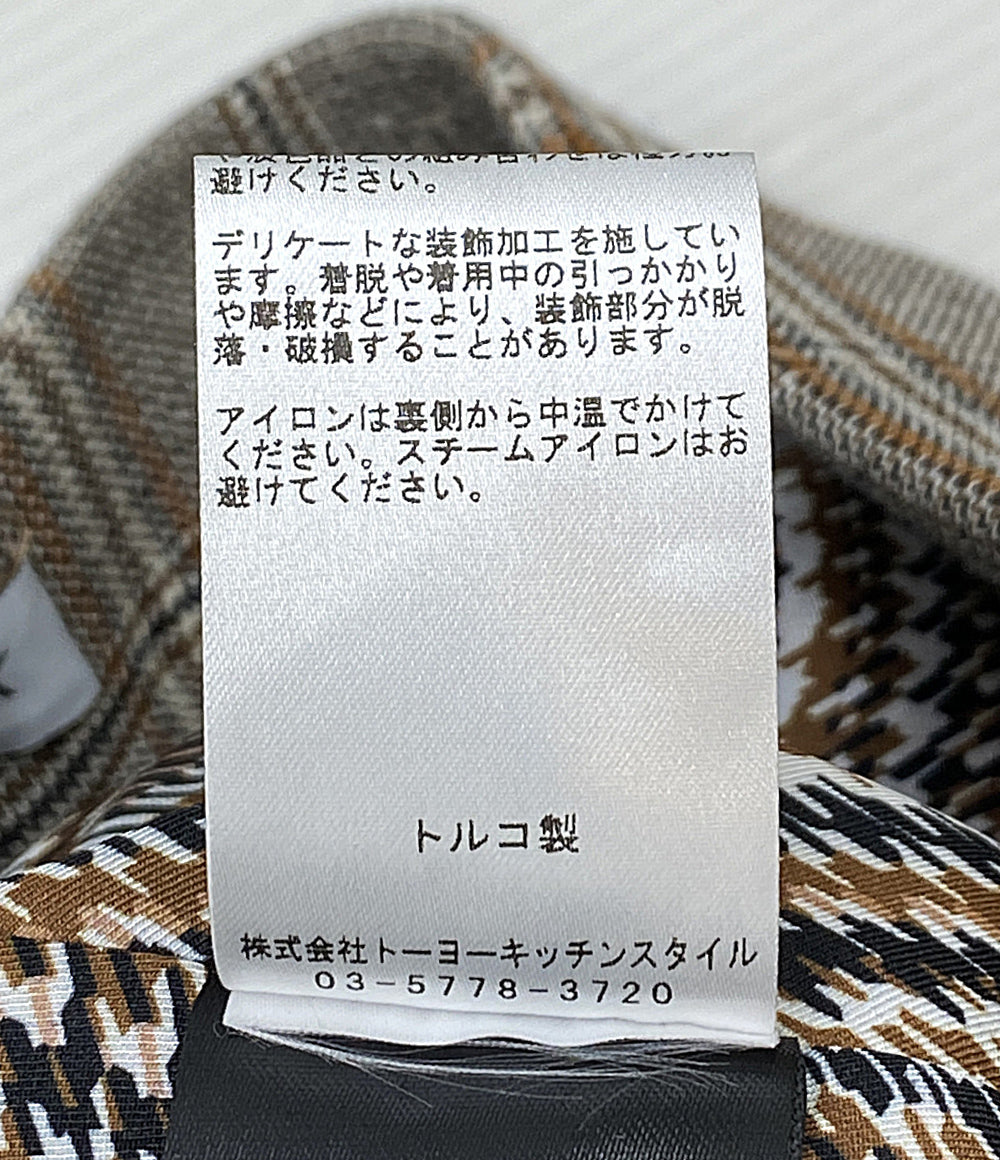 美品 DICE KAYEK ディーチェカヤック チェックスカート W-35025-36 レディース SIZE 34