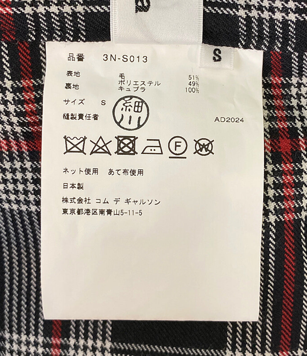 noir Kei ninomiya チェック柄マルチポケット巻きスカート 24aw