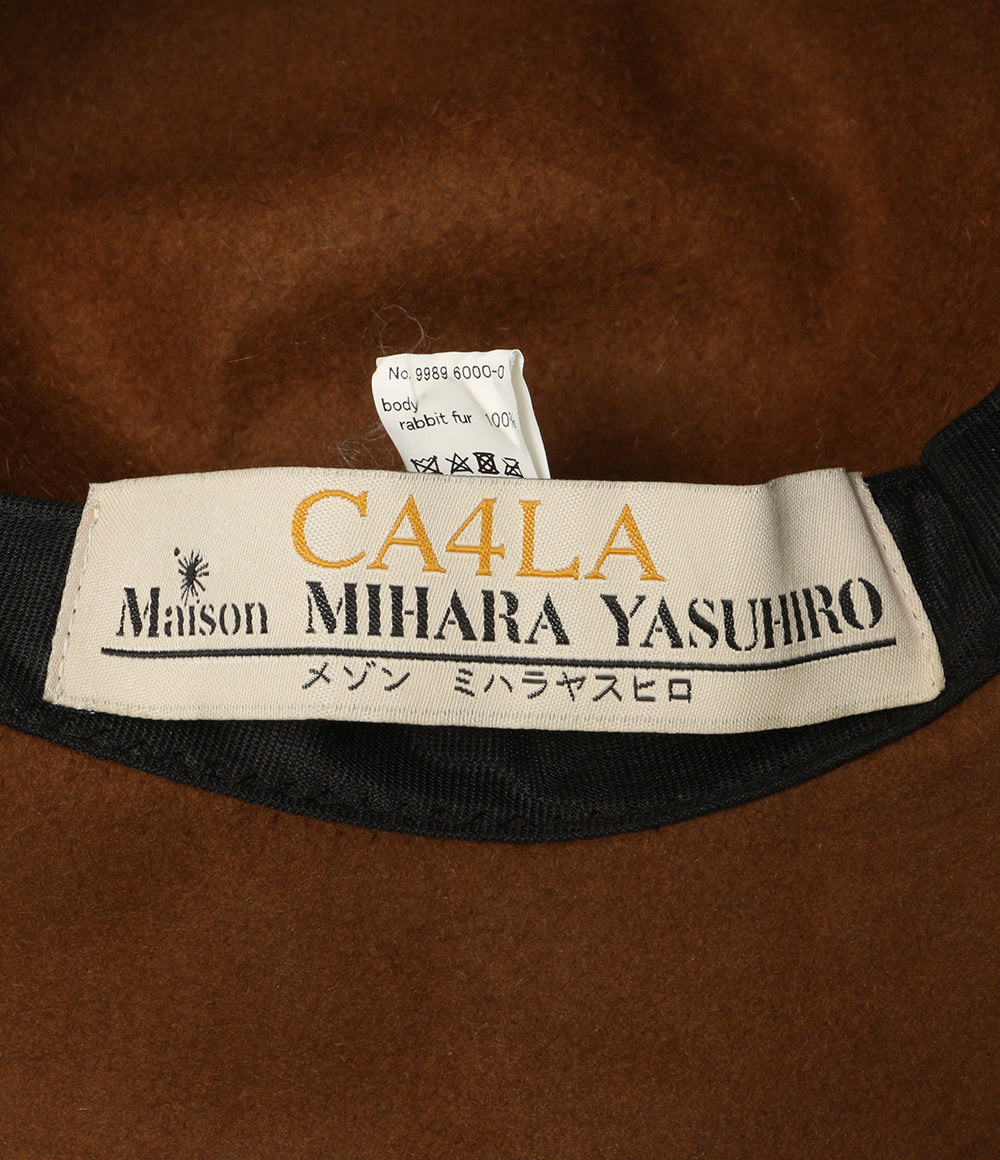 メゾン ミハラ ヤスヒロ×カシラ ラビットファーハット メンズ MAISON