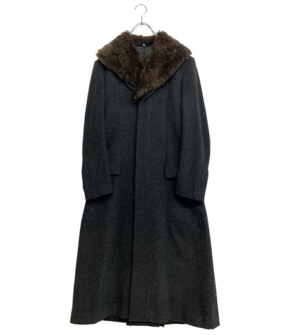 ジャンポールゴルチエオム 襟ファースーパーロングコート archive     445908 メンズ SIZE 46  JEAN PAUL GAULTIER HOMME