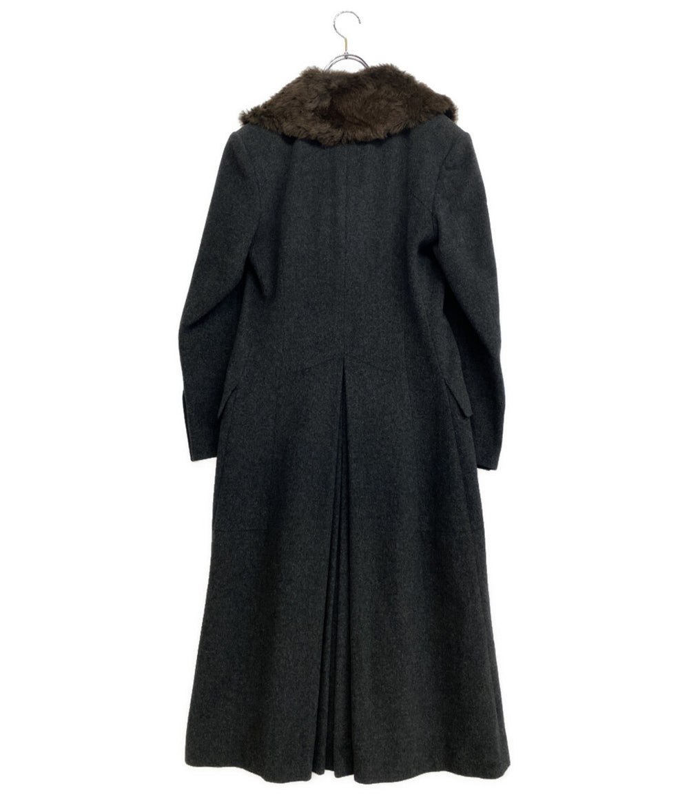 ジャンポールゴルチエオム 襟ファースーパーロングコート archive     445908 メンズ SIZE 46  JEAN PAUL GAULTIER HOMME