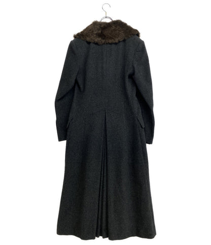 ジャンポールゴルチエオム 襟ファースーパーロングコート archive     445908 メンズ SIZE 46  JEAN PAUL GAULTIER HOMME