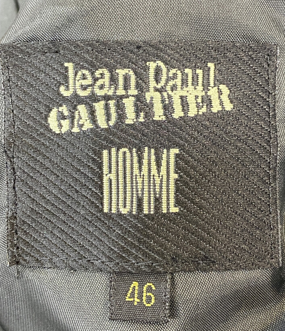 ジャンポールゴルチエオム 襟ファースーパーロングコート archive     445908 メンズ SIZE 46  JEAN PAUL GAULTIER HOMME