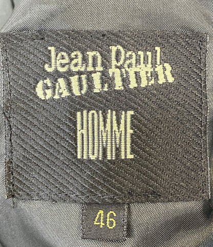 ジャンポールゴルチエオム 襟ファースーパーロングコート archive     445908 メンズ SIZE 46  JEAN PAUL GAULTIER HOMME