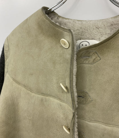 Maison Margiela ジャケット SHEARLING JACKET WITH KNITTED SLEEVES 22SS メンズ SIZE 46 メゾンマルジェラ