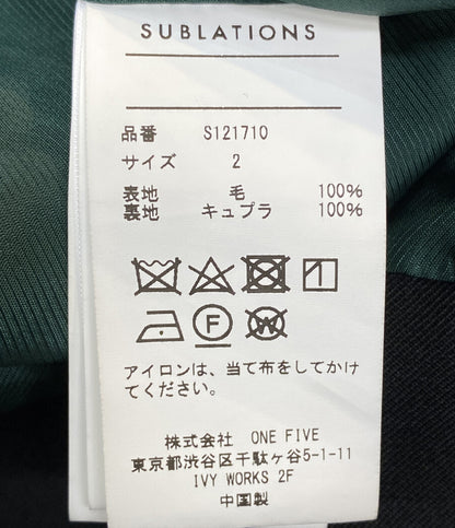 SUBLATIONS サブレーションズ ジャケット HEAVY WOOL MOTORCYCLE JACKET .12 24AW S121710 メンズ SIZE 2