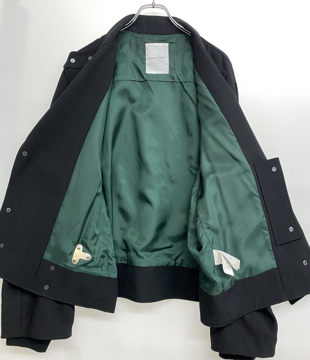 SUBLATIONS サブレーションズ ジャケット HEAVY WOOL MOTORCYCLE JACKET .12 24AW S121710 メンズ SIZE 2