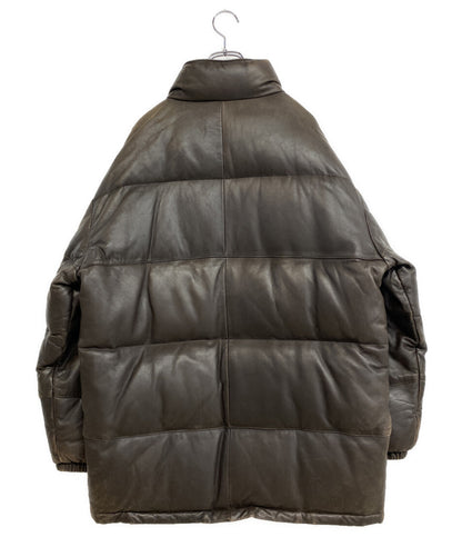 ステューシー ダウンジャケット オールレザーダウンジャケット メンズ SIZE M STUSSY