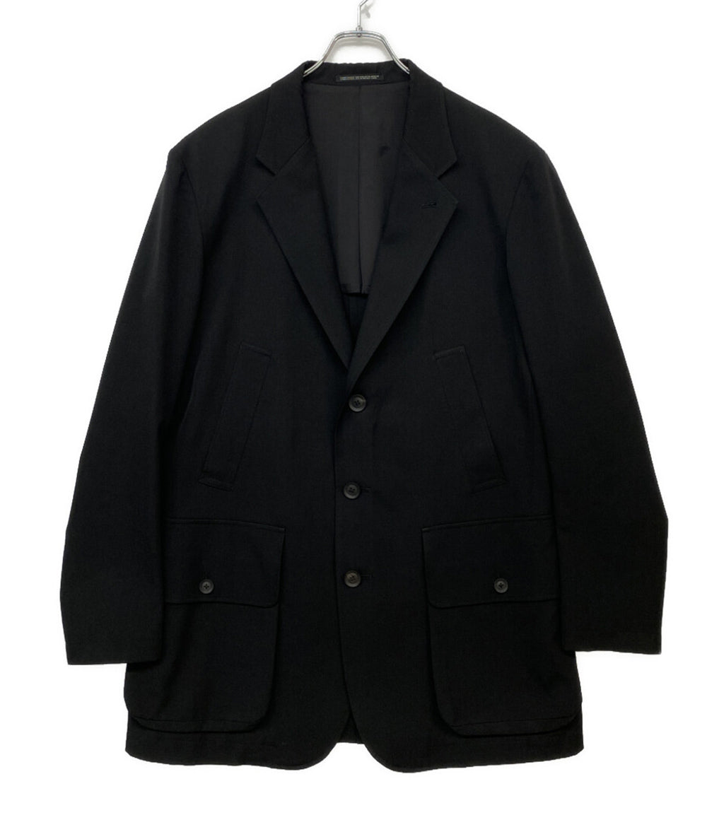 ヨウジヤマモトプールオム テーラードジャケット 箱ポケットJKT背ヌキ メンズ SIZE 3 YOHJI YAMAMOTO POUR HOMME