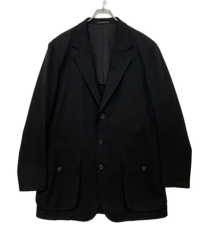 ヨウジヤマモトプールオム テーラードジャケット 箱ポケットJKT背ヌキ メンズ SIZE 3 YOHJI YAMAMOTO POUR HOMME