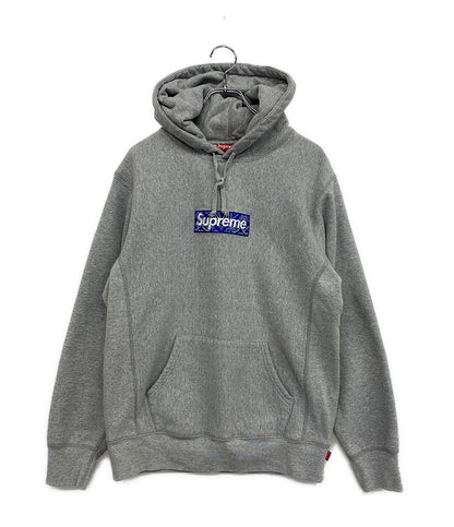 Supreme スウェットパーカー BANDANA BOX LOGO HOODIE 19FW メンズ SIZE M シュプリーム