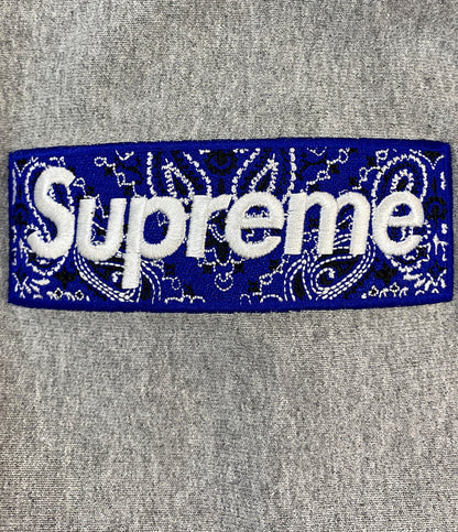 Supreme スウェットパーカー BANDANA BOX LOGO HOODIE 19FW メンズ SIZE M シュプリーム