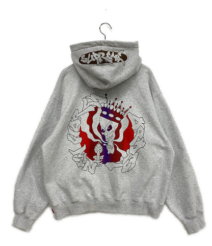 Supreme スウェットパーカー NEW WORLD ORDER HOODED メンズ SIZE M シュプリーム