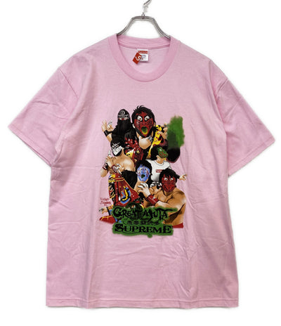 シュプリーム 美品 半袖Ｔシャツ Muta Tee PINK メンズ SIZE M Supreme