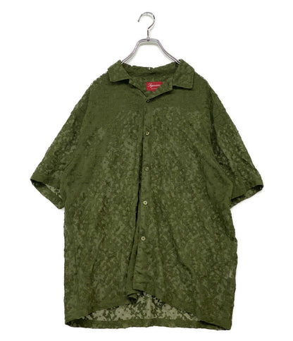 シュプリーム 半袖シャツ CHAIN STITCH CHIFFON SS SHIRT メンズ SIZE L Supreme