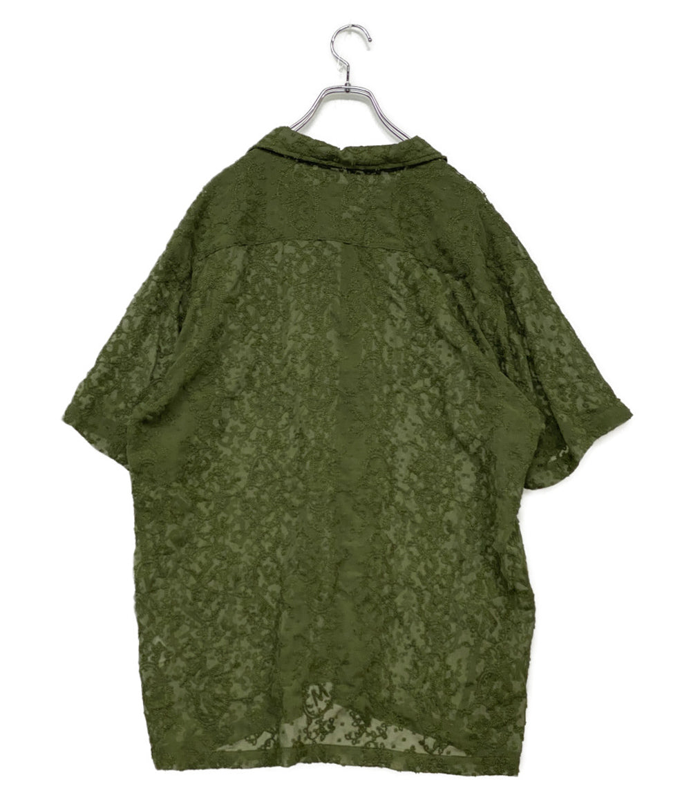 【e】SupremeChainstitchChiffonS/SシャツM シュプリーム 半袖シャツ CHAIN STITCH CHIFFON SS SHIRT メンズ SIZE