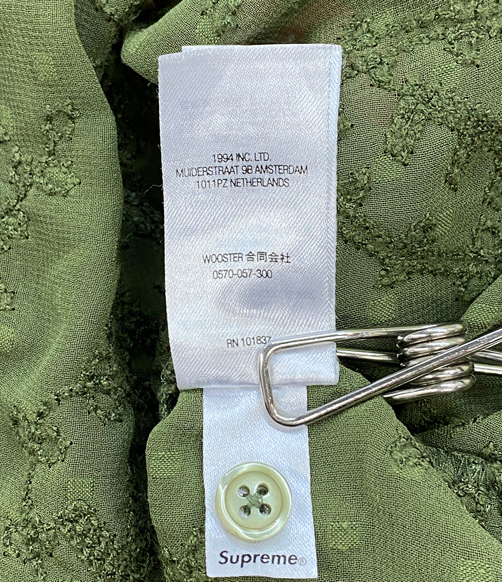 シュプリーム 半袖シャツ CHAIN STITCH CHIFFON SS SHIRT メンズ SIZE