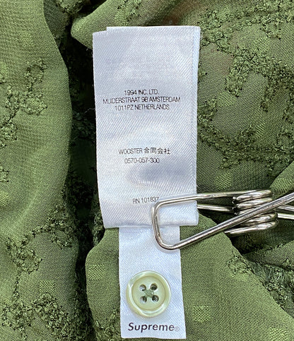シュプリーム 半袖シャツ CHAIN STITCH CHIFFON SS SHIRT メンズ SIZE L Supreme