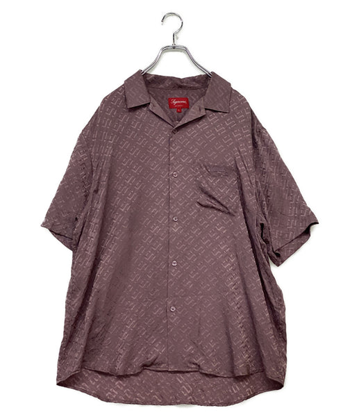Supreme 半袖シャツ シルク TONAL MONOGRAM SILK S S SHIRT メンズ