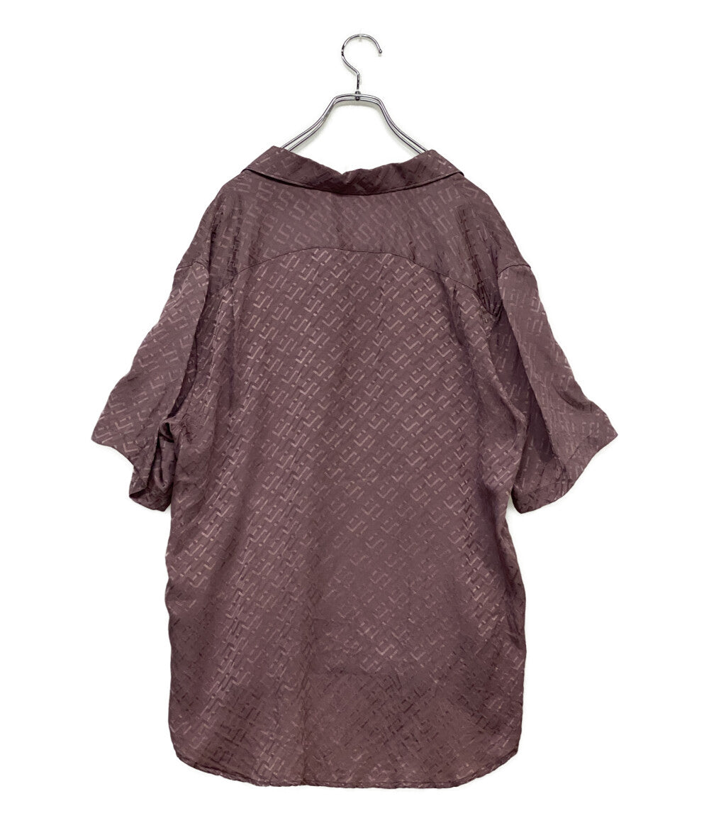 シュプリーム 半袖シャツ シルク TONAL MONOGRAM SILK S S SHIRT メンズ SIZE L Supreme