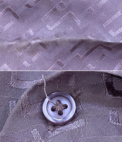 シュプリーム 半袖シャツ シルク TONAL MONOGRAM SILK S S SHIRT メンズ SIZE L Supreme