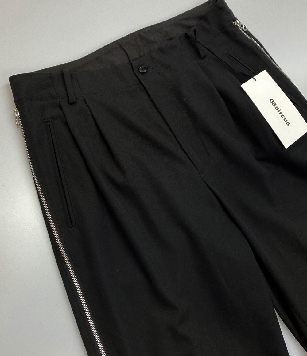 ゼロエイトサーカス ジップパンツ DOBBY CLOTH Side ZIP PANTS 24aw ゼロエイトサーカス ジップパンツ DOBBY CLOTH Side ZIP PANTS 24aw