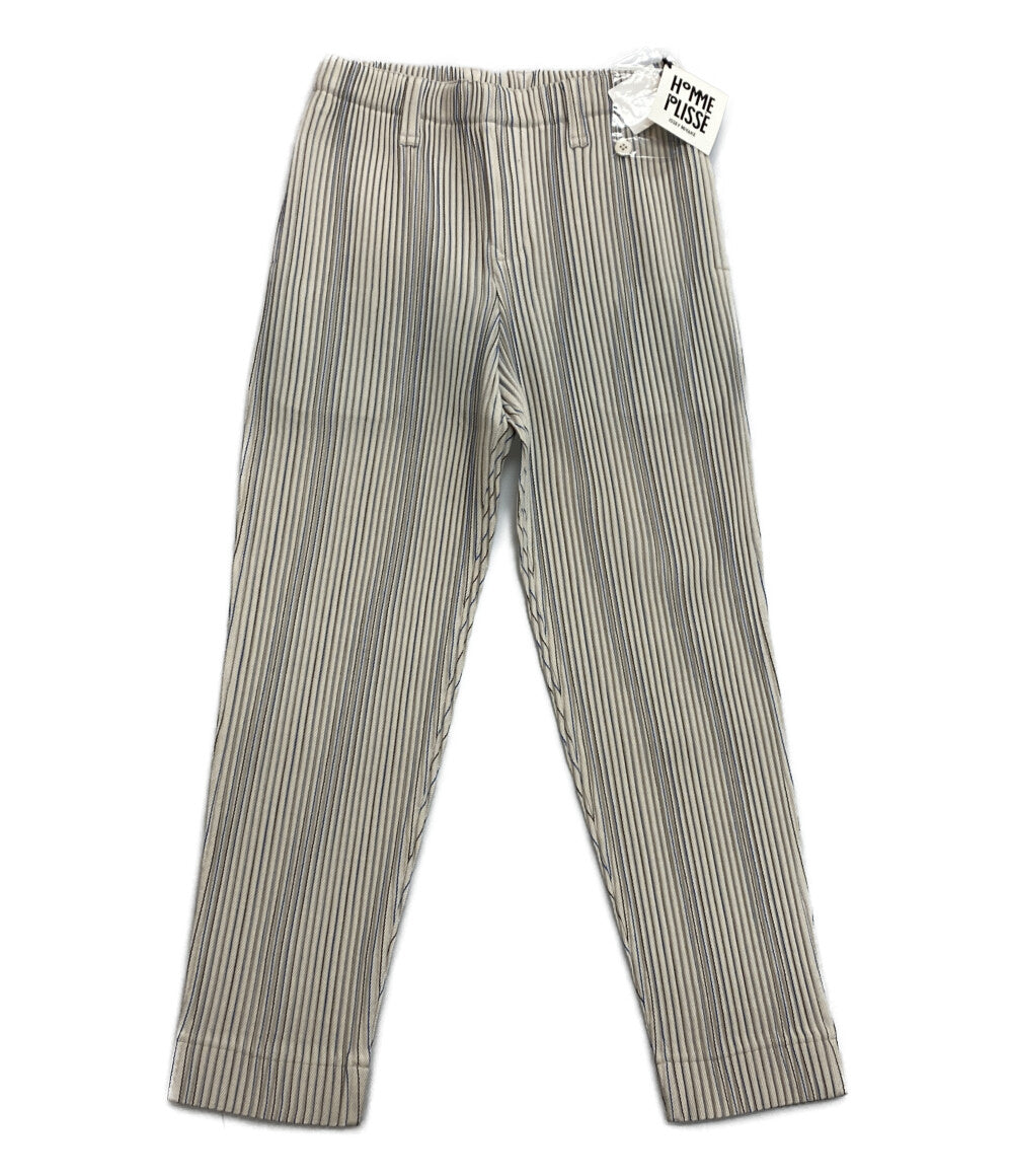 オム プリッセ イッセイミヤケ 美品 プリーツパンツ TWEED PLEATS PANTS 23aw HP33FF323 メンズ SIZE 1 HOMME PLISSE ISSEY MIYAKE