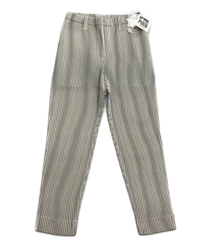 オム プリッセ イッセイミヤケ 美品 プリーツパンツ TWEED PLEATS PANTS 23aw HP33FF323 メンズ SIZE 1 HOMME PLISSE ISSEY MIYAKE