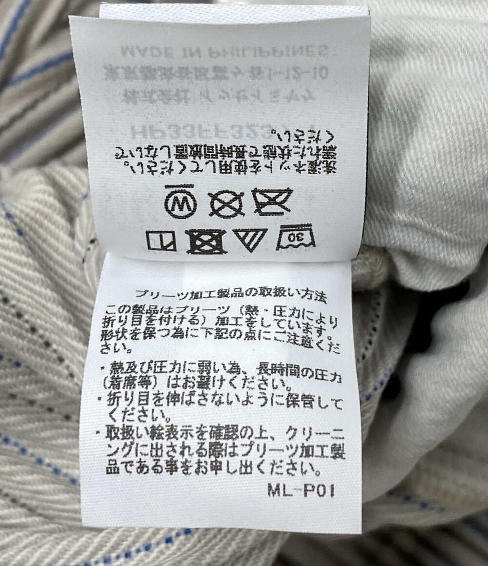 オム プリッセ イッセイミヤケ 美品 プリーツパンツ TWEED PLEATS PANTS 23aw HP33FF323 メンズ SIZE 1 HOMME PLISSE ISSEY MIYAKE