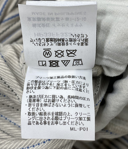 オム プリッセ イッセイミヤケ 美品 プリーツパンツ TWEED PLEATS PANTS 23aw HP33FF323 メンズ SIZE 1 HOMME PLISSE ISSEY MIYAKE