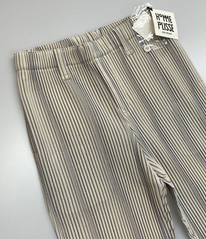 オム プリッセ イッセイミヤケ 美品 プリーツパンツ TWEED PLEATS PANTS 23aw HP33FF323 メンズ SIZE 1 HOMME PLISSE ISSEY MIYAKE