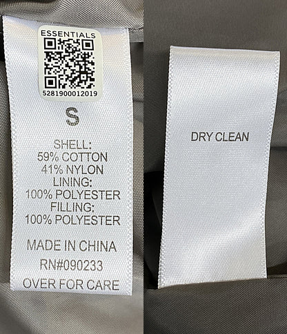 エッセンシャルズ 中綿ジャケット Puffer Jacket メンズ SIZE S ESSENTIALS