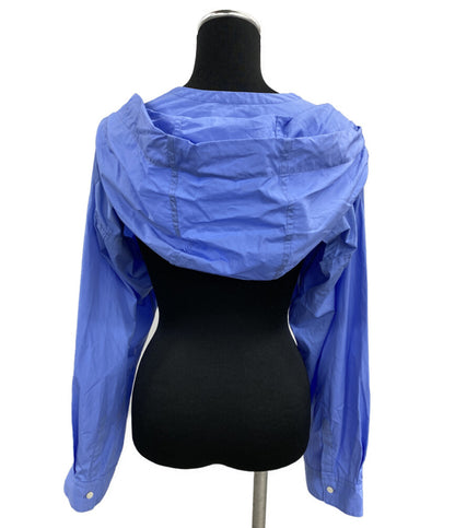 美品 COMME des GARCONS SHIRT フーデッド クロップドジャケット ショート 24SS FM-V005 レディース SIZE S コムデギャルソンシャツ
