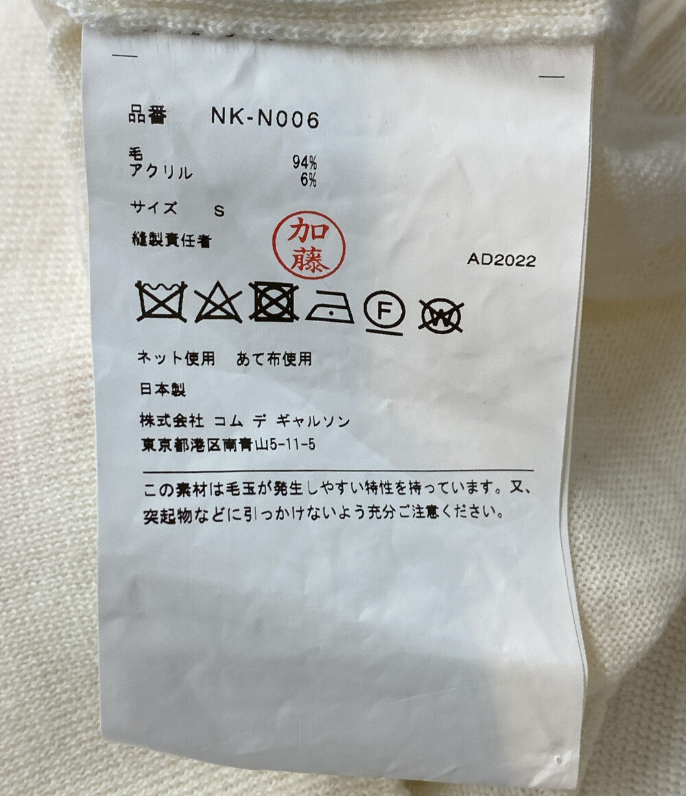 COMME des GARCONS GIRL コムデギャルソンガール 半袖ニット フラワーデザイン 23ss NK-N006 レディース SIZE S