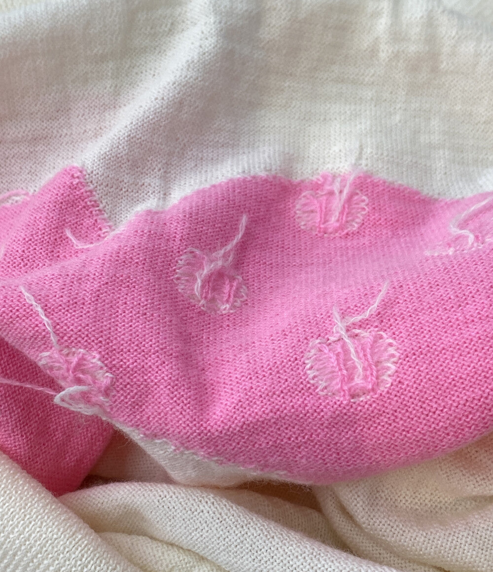 COMME des GARCONS GIRL コムデギャルソンガール 半袖ニット フラワーデザイン 23ss NK-N006 レディース SIZE S