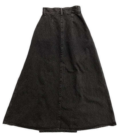 エディション 美品 コットンブラックデニムフレアスカート      レディース SIZE 36  Edition