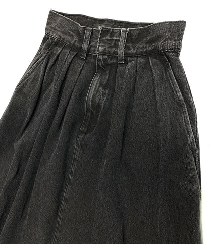 エディション 美品 コットンブラックデニムフレアスカート      レディース SIZE 36  Edition