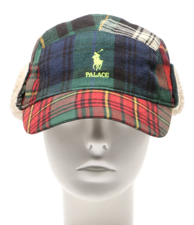 パレス チェックフライトキャップ メンズ POLO RALPH LAUREN×PALACE