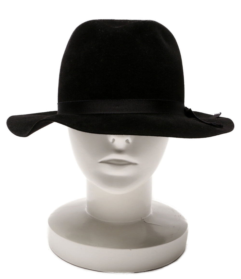 ヨウジヤマモトプールオム 美品 ハット RABBIT FUR SOFT HAT B 24AW メンズ SIZE 3 YOHJI YAMAMOTO POUR HOMME