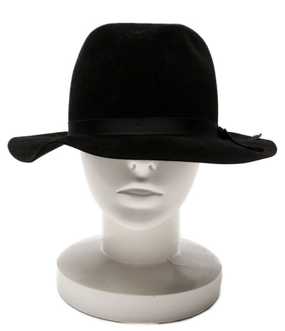 ヨウジヤマモトプールオム 美品 ハット RABBIT FUR SOFT HAT B 24AW メンズ SIZE 3 YOHJI YAMAMOTO POUR HOMME