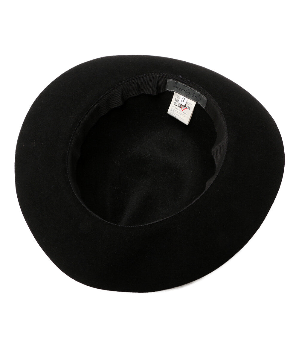 ヨウジヤマモトプールオム 美品 ハット RABBIT FUR SOFT HAT B 24AW メンズ SIZE 3 YOHJI YAMAMOTO POUR HOMME