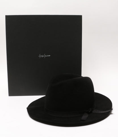 ヨウジヤマモトプールオム 美品 ハット RABBIT FUR SOFT HAT B 24AW メンズ SIZE 3 YOHJI YAMAMOTO POUR HOMME