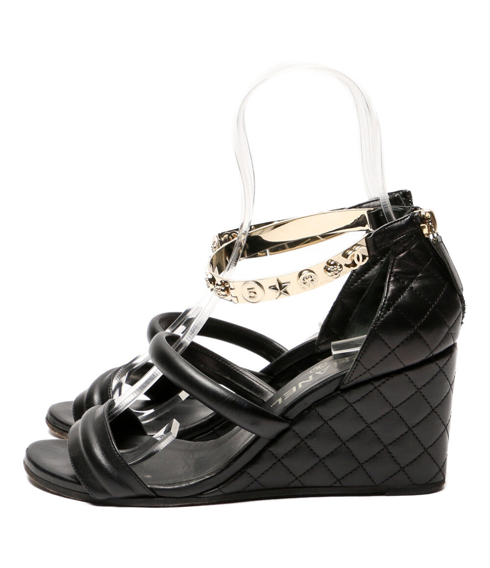 CHANEL スタッズ ヒールサンダル レディース SIZE 36.5 シャネル