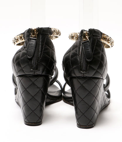 CHANEL スタッズ ヒールサンダル レディース SIZE 36.5 シャネル