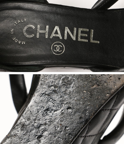 CHANEL スタッズ ヒールサンダル レディース SIZE 36.5 シャネル