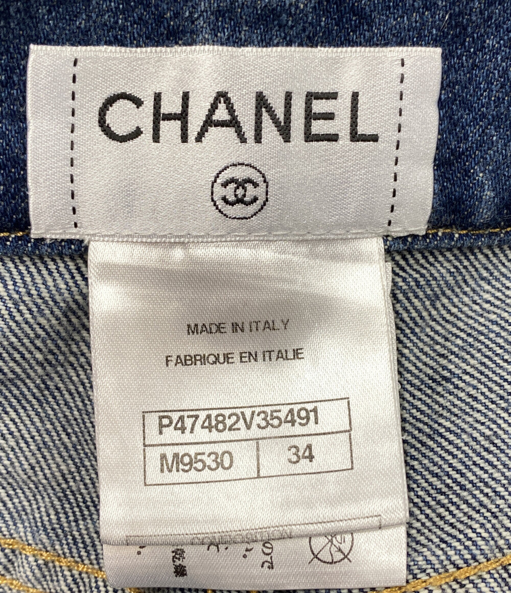 CHANEL デニムショートパンツ Size34 レディース SIZE 34 シャネル