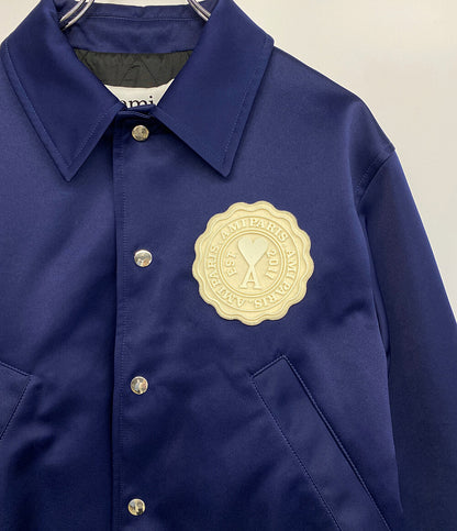 AMI Paris スタジャン 中綿入り AMI DE COEUR TEDDY JACKET メンズ SIZE S アミ