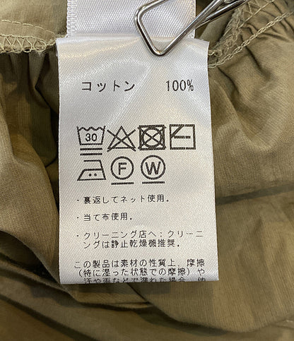 BLACK CRANE ブラッククレーン ギャザージャンプスーツ カーキ レディース SIZE XS